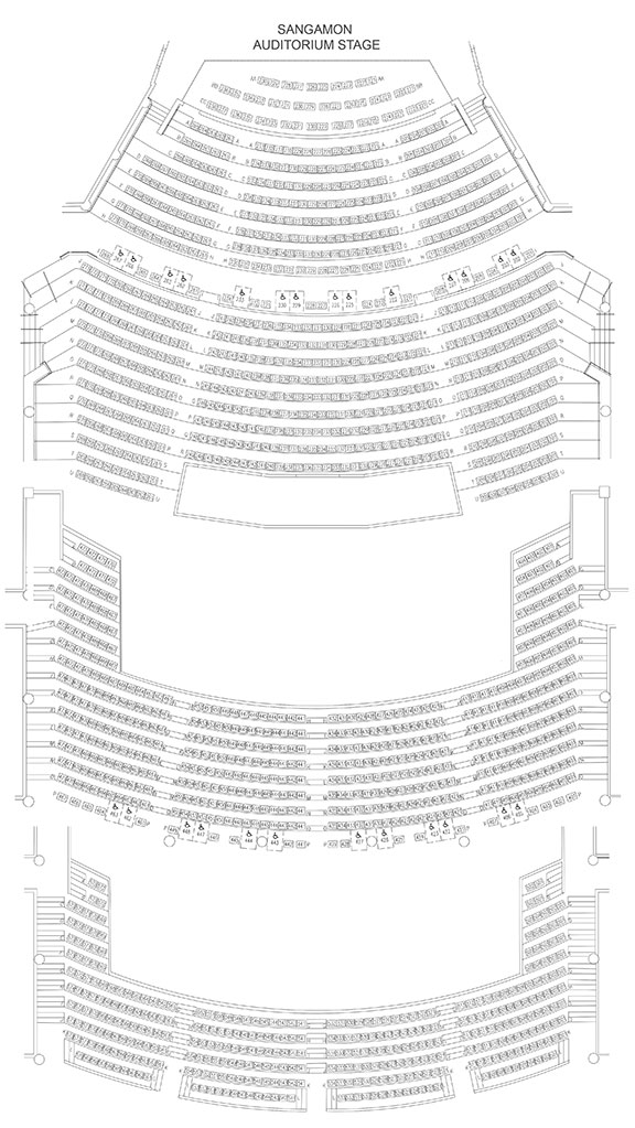 Sangamon Auditorium Seating Chart Map
